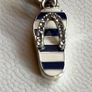 Striped Flip Flop Charm by Brighton